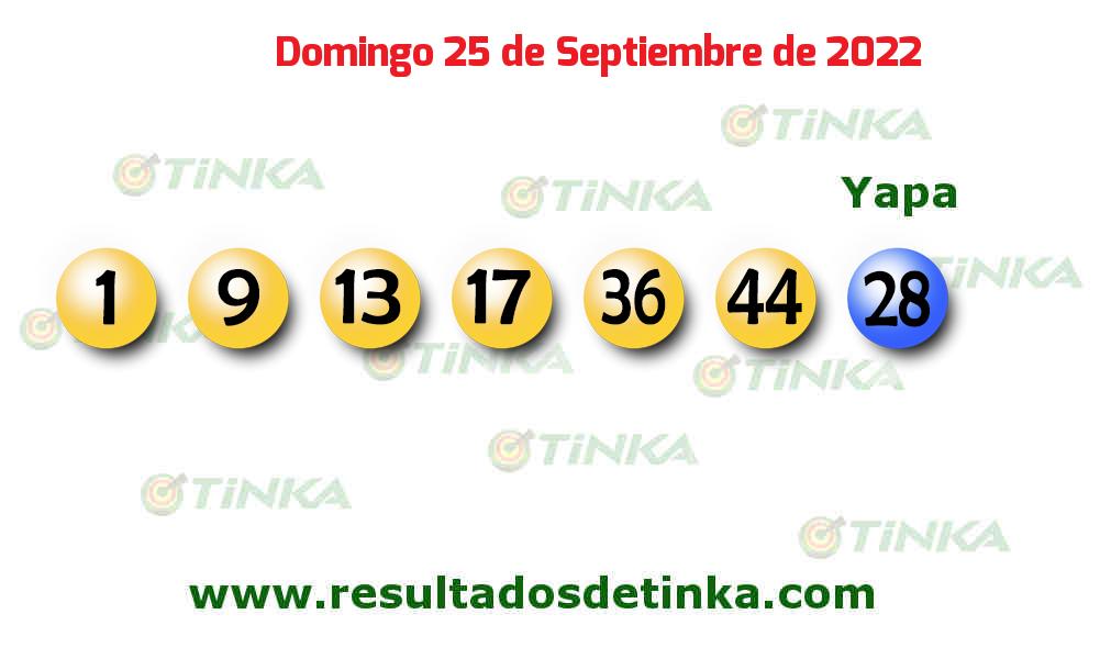 Resultados último sorteo de Tinka