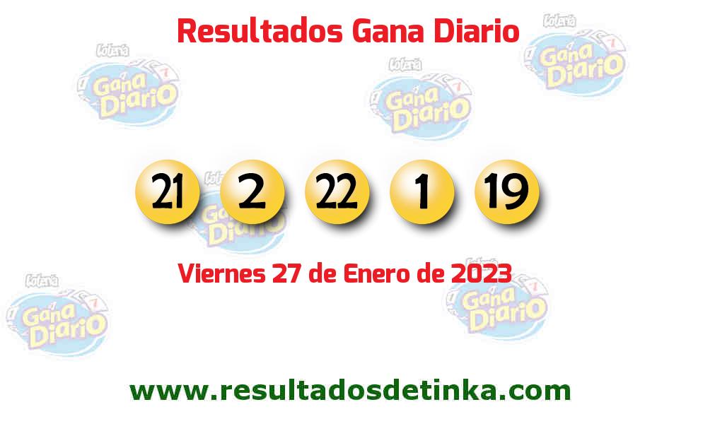 Resultados último sorteo de Gana Diario
