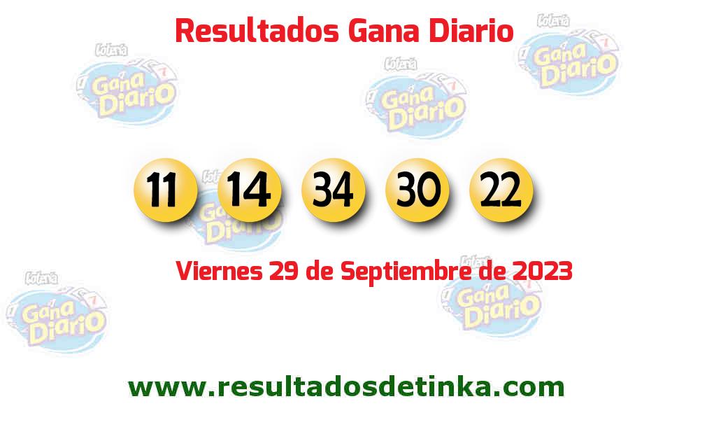 Resultados último sorteo de Gana Diario
