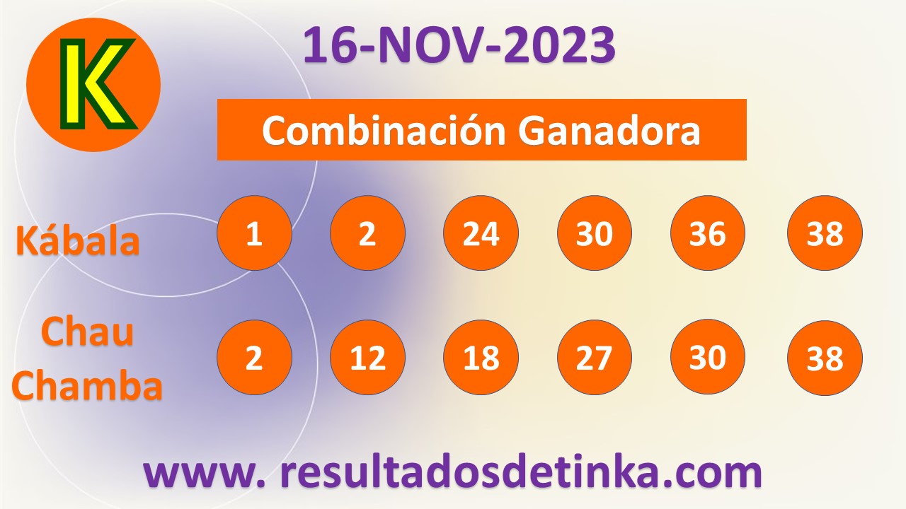 Kábala del Jueves 16 de Noviembre de 2023