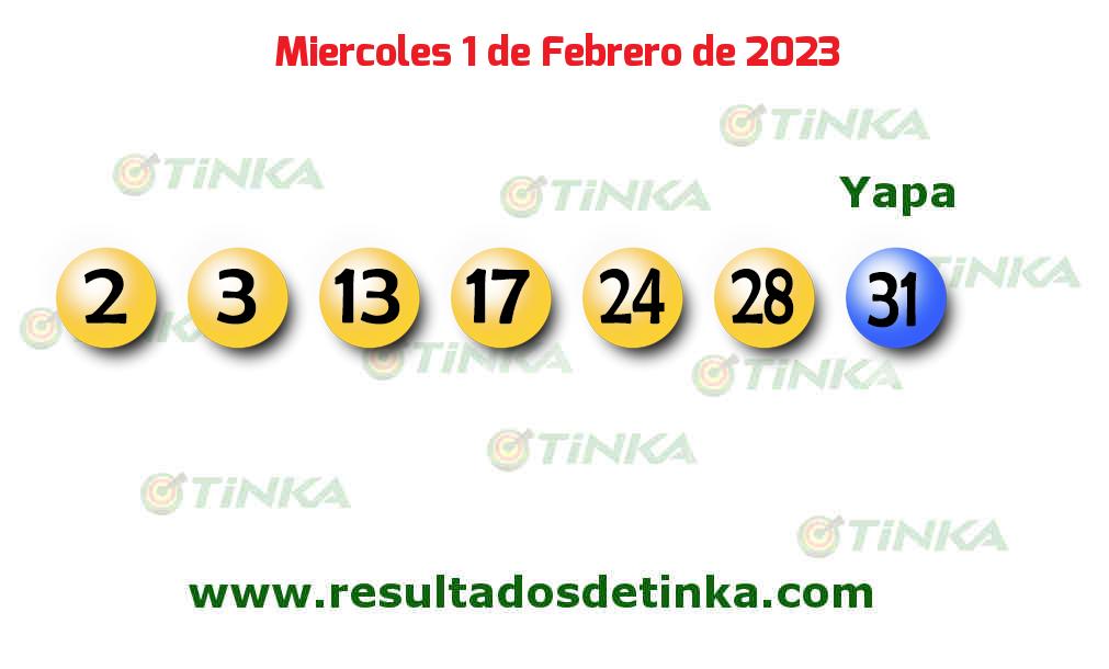 Resultados último sorteo de Tinka
