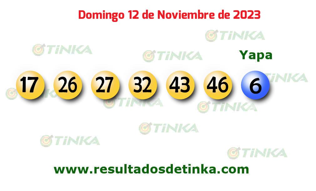 Resultados último sorteo de Tinka