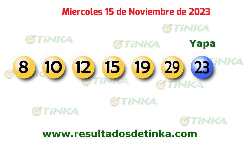 Resultados último sorteo de Tinka