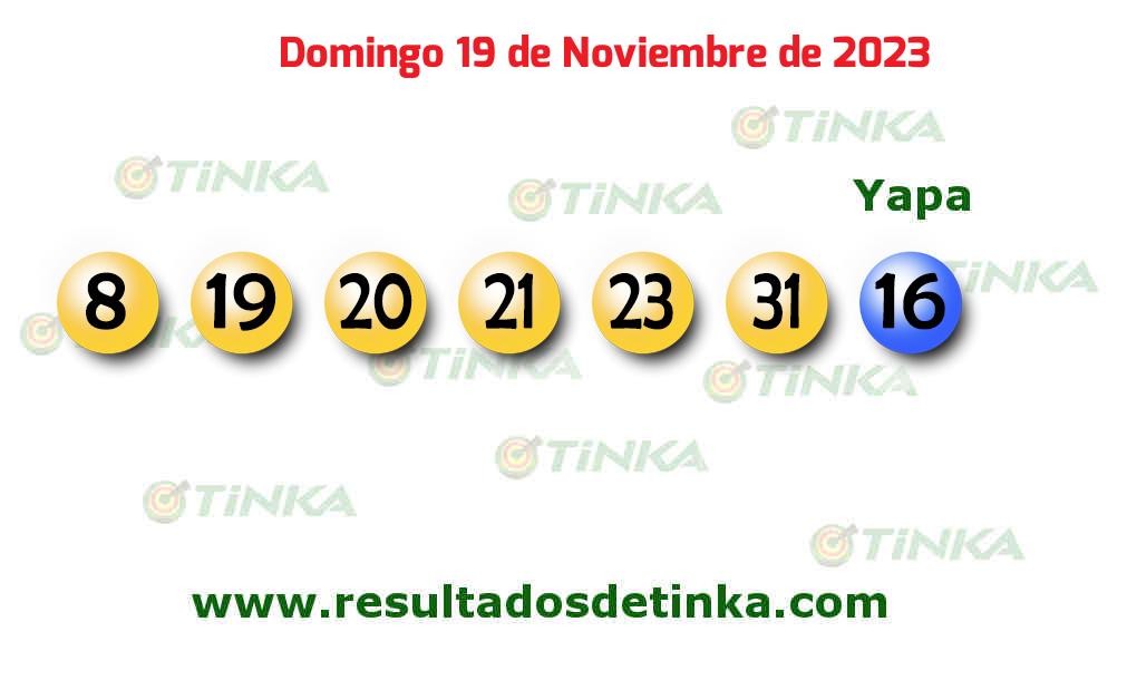Resultados último sorteo de Tinka