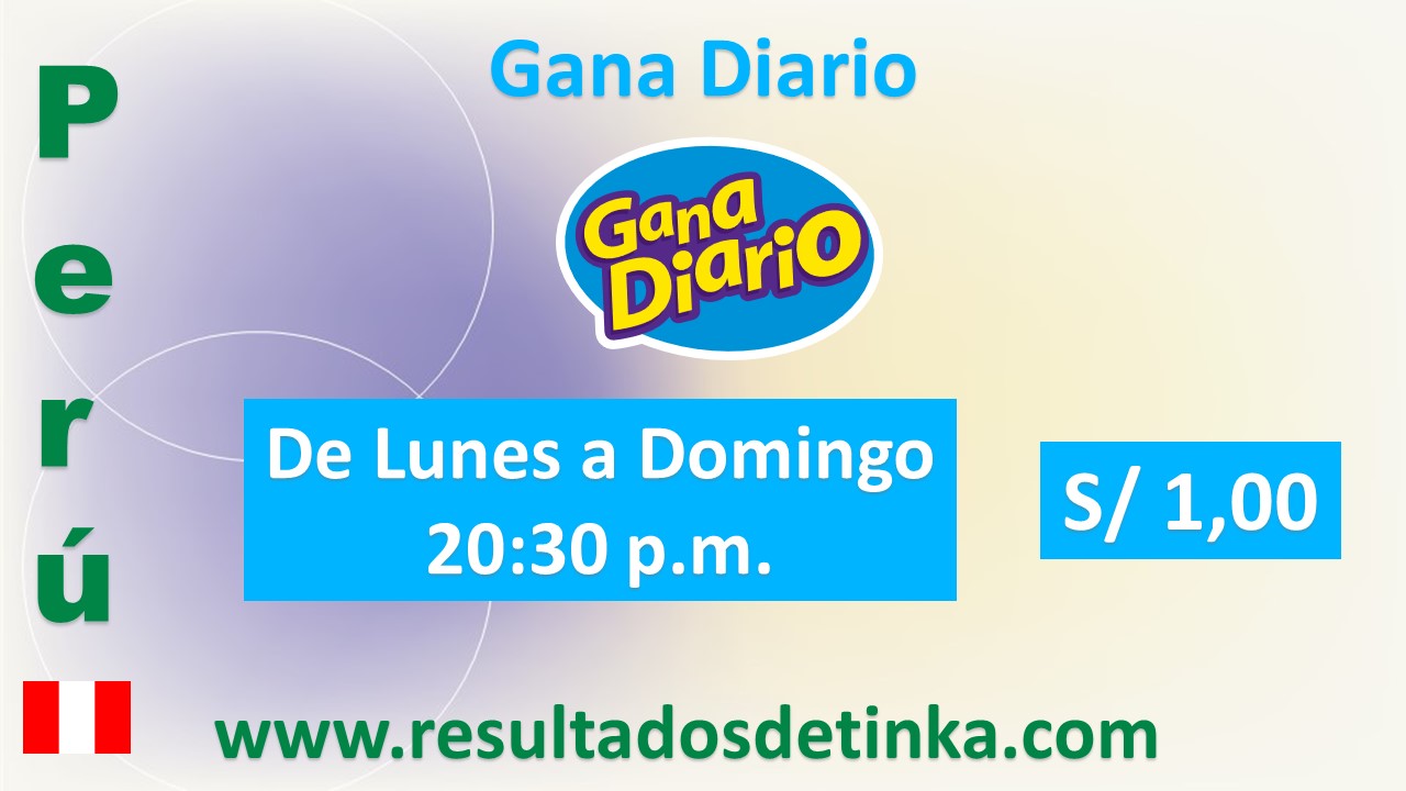 Días de celebración, horarios y precio del Gana Diario